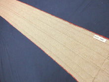 Load image into Gallery viewer, BCF#2480 Silk Kimono Fabric Vintage(1950-1980) Hand-stitched  Shibori    Light  Brown    180cm (70.9in)
