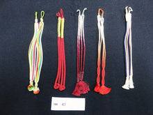 Load image into Gallery viewer, HM#47 Silk Haori Himo Flat Braid 5pcs Bundle Pack

