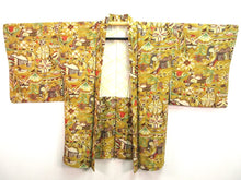 Load image into Gallery viewer, Haori Jacket Light Brown Birds #127
