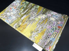 Load image into Gallery viewer, Fukuro Obi Gold Silver Zentsu Heian Period Aristocrats Silk BB4W1
