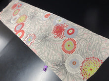 Load image into Gallery viewer, ACH#791 Silk Kimono Fabric Rinzu Chrysanthemum 45.3x12.6in(115x32cm)
