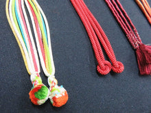 Load image into Gallery viewer, HM#47 Silk Haori Himo Flat Braid 5pcs Bundle Pack
