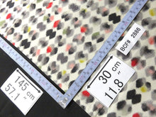 Load image into Gallery viewer, BCF#2886 Silk Kimono Fabric Vintage(1920-1950) Meisen Black White 57.1x11.8in(145x30cm)
