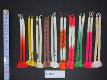 Load image into Gallery viewer, S#5072 Silk Haori Himo Flat Braid 10pcs Bundle Pack
