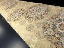 Load image into Gallery viewer, BB8310AE Silk Obi Fabric Vintage(1950-1980) Flower Gold 109.1x12.2in(277x31cm)
