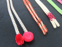 Load image into Gallery viewer, HM#21 Silk Haori Himo Flat Braid 5pcs Bundle Pack
