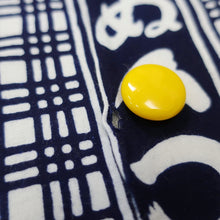 Load image into Gallery viewer, KK1105B3 Cotton Kimono Fabric Vintage(1950-1980) Hiragana Navy White 55.1x14.2in(140x36cm)
