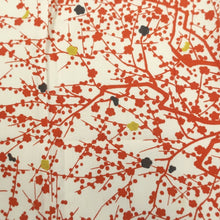 Load image into Gallery viewer, KK1129B3 Silk Kimono Fabric Vintage(1950-1980) Plum blossom Branch Cream white 91.3x11.4in(232x29cm)
