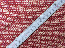 Load image into Gallery viewer, FF#2559 Silk Kimono Fabric Vintage(1950-1980) Hand-stitched Shibori Dark Red 140cm (55.1in)
