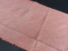 Load image into Gallery viewer, FF2521B Silk Kimono Fabric Vintage(1950-1980) Shibori Red 41.3x11.8in(105x30cm)
