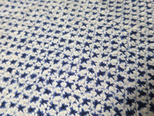 Load image into Gallery viewer, ACH#821a30 Silk Kimono Fabric Shibori Navy 36.2x12.2in(92x31cm)
