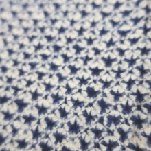 Load image into Gallery viewer, KK1043B2 Cotton Kimono Fabric Vintage(1950-1980) Shibori Indigo bule 44.1x11.8in(112x30cm)

