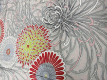 Load image into Gallery viewer, ACH#791 Silk Kimono Fabric Rinzu Chrysanthemum 45.3x12.6in(115x32cm)
