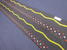 Load image into Gallery viewer, BCF#2529 Silk Kimono Fabric Vintage(1920-1950)  Meisen     Black    150cm (59.1in)
