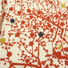 Load image into Gallery viewer, KK1129B3 Silk Kimono Fabric Vintage(1950-1980) Plum blossom Branch Cream white 91.3x11.4in(232x29cm)
