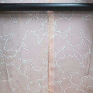 Haori Jacket Vintage(1950-1980) Black Bamboo leaf Silk #9268E5
