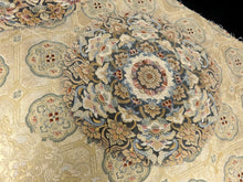 Load image into Gallery viewer, BB8310AE Silk Obi Fabric Vintage(1950-1980) Flower Gold 109.1x12.2in(277x31cm)
