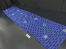 Load image into Gallery viewer, KK826A7 Cotton Kimono Fabric Vintage(1950-1980) Chouchin Navy 59.1x11.8in(150x30cm)
