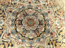 Load image into Gallery viewer, BB8310AE Silk Obi Fabric Vintage(1950-1980) Flower Gold 109.1x12.2in(277x31cm)
