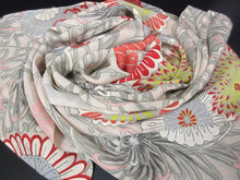 Load image into Gallery viewer, ACH#791 Silk Kimono Fabric Rinzu Chrysanthemum 45.3x12.6in(115x32cm)
