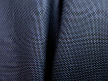 Load image into Gallery viewer, Men&#39;s Haori Vintage(1950-1980) Black Dark Blue Ukiyoe Ohshima Silk #7991N1
