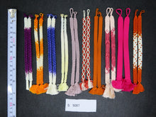 Load image into Gallery viewer, S#5087 Silk Haori Himo Flat Braid 10pcs Bundle Pack
