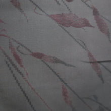 Load image into Gallery viewer, Haori Jacket Vintage(1950-1980) Black Magenta See-Through Grass Silk #9199E2
