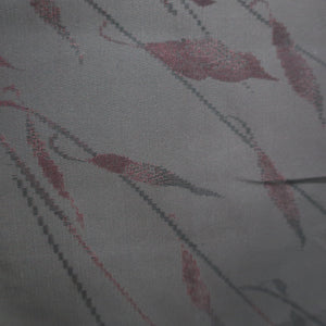 Haori Jacket Vintage(1950-1980) Black Magenta See-Through Grass Silk #9199E2