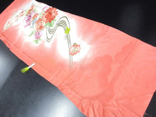 Load image into Gallery viewer, ACH#812 Silk Kimono Fabric Vintage Furisode Embroidery 41.3x13.4in(105x34cm)
