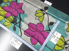 Load image into Gallery viewer, ACH#642a40 Silk Kimono Fabric Vintage Meisen 57.1x12.6in(145x32cm)
