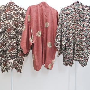 Bundle 12pcs Silk Vintage Haori Jacket Wholesale Bulk Free Shipping #362