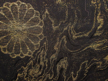 Load image into Gallery viewer, Haori Jacket Vintage(1950-1980) Black Gold Glinting Chrysanthemum #118
