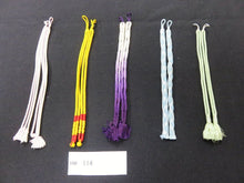 Load image into Gallery viewer, HM#114 Silk Haori Himo Flat Braid 5pcs Bundle Pack
