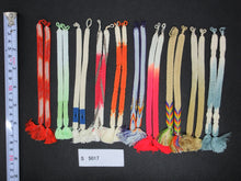 Load image into Gallery viewer, S#5017 Silk Haori Himo Flat Braid 10pcs Bundle Pack
