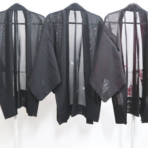 Bundle 12pcs Silk See-Through Haori Jacket Wholesale Bulk Free Shipping #472