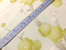 Load image into Gallery viewer, ACH#662 Silk Kimono Fabric Rinzu Plum blossom Branch 61.0x13.4in(155x34cm)
