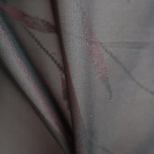 Load image into Gallery viewer, Haori Jacket Vintage(1950-1980) Black Magenta See-Through Grass Silk #9199E2
