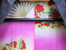 Load image into Gallery viewer, Haori Jacket Vintage(1920-1950) Black Meisen Silk #8212B3
