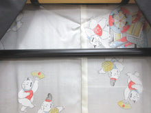 Load image into Gallery viewer, Haori Jacket Vintage(1950-1980) Black Oleander Silk #7821L1
