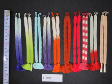 Load image into Gallery viewer, S#5059 Silk Haori Himo Flat Braid 10pcs Bundle Pack
