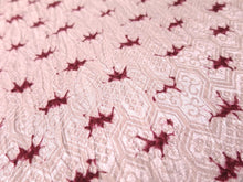 Load image into Gallery viewer, MBFt#8C Silk Kimono Fabric Vintage(1950-1980) Shibori Pale Pink 36.2x12.2in(92x31cm)
