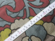 Load image into Gallery viewer, FF#2543 Silk Kimono Fabric Vintage(1920-1950) Meisen Dark Red 100cm (39.4in)
