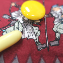 Load image into Gallery viewer, KK1045B2 Cotton Kimono Fabric Vintage(1950-1980) Samurai Wine red 60.2x13.8in(153x35cm)
