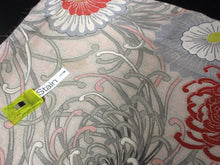 Load image into Gallery viewer, ACH#792 Silk Kimono Fabric Rinzu Chrysanthemum 57.1x12.6in(145x32cm)
