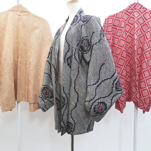 Bundle 12pcs Silk Vintage Full Shibori Haori Wholesale Bulk Free Shipping #432