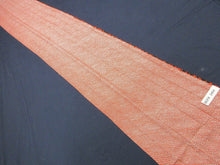 Load image into Gallery viewer, BCF#2454 Silk Kimono Fabric Vintage(1950-1980) Hand-stitched Shibori     Red    210cm (82.7in)
