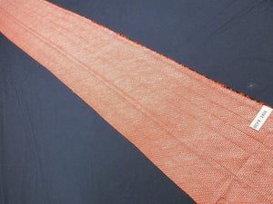 BCF#2454 Silk Kimono Fabric Vintage(1950-1980) Hand-stitched Shibori     Red    210cm (82.7in)