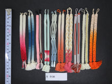 Load image into Gallery viewer, S#5130 Silk Haori Himo Flat Braid 10pcs Bundle Pack
