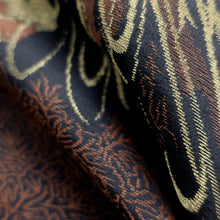 Load image into Gallery viewer, Haori Jacket Vintage(1950-1980) Black Gold Silver Chrysanthemum Silk #8943C1
