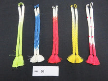 Load image into Gallery viewer, HM#50 Silk Haori Himo Flat Braid 5pcs Bundle Pack
